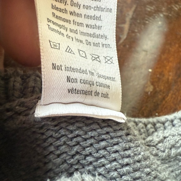 Gymboree Girls Gray Sweater Dress Size 6 – Polar Bear Fuzzy Knit - Picture 5 of 8